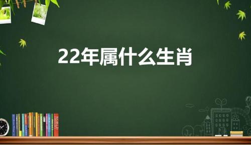 22年属什么生肖(22年是什么属性)